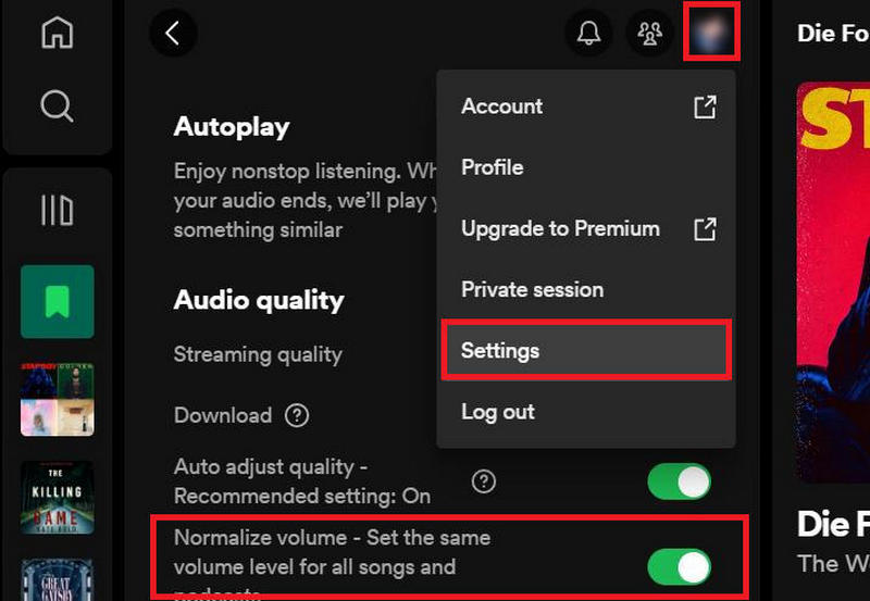 disable audio normalization on desktop