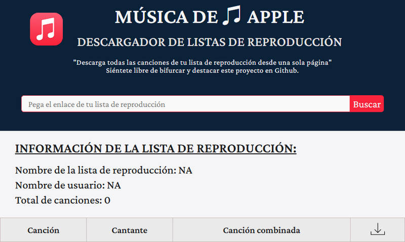 APPLE MUSIC PLAYLIST DOWNLOADER