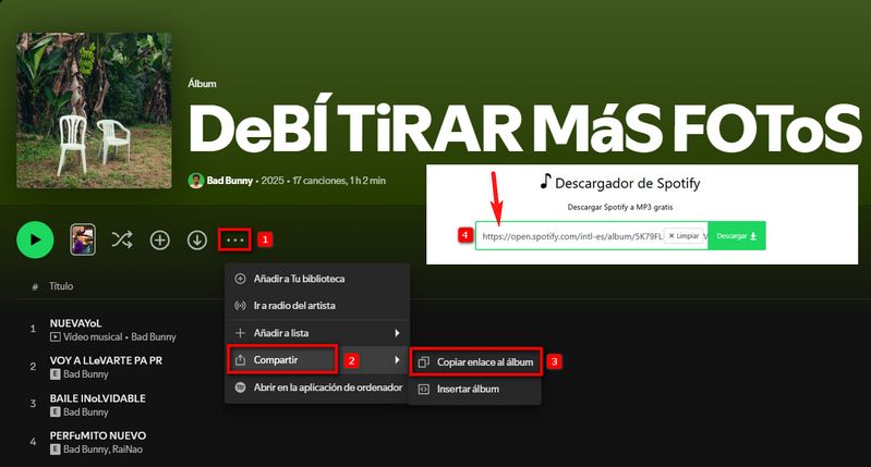 cómo usar SpotifyMate
