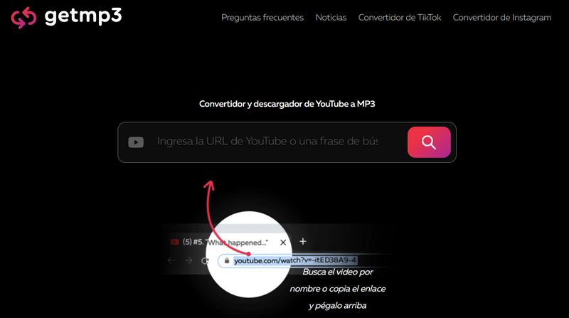 Convertidor de YouTube a MP3
