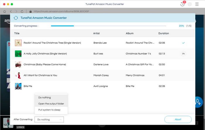 Convert Amazon Music with TunePat Mac