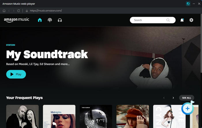 Main Interface of TunePat Amazon Music Converter