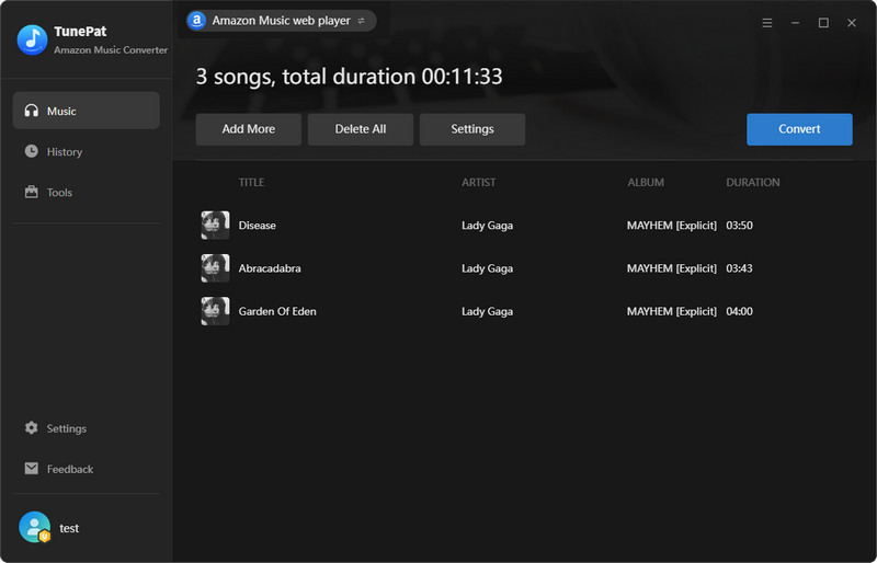 convert amazon music playlist to pc
