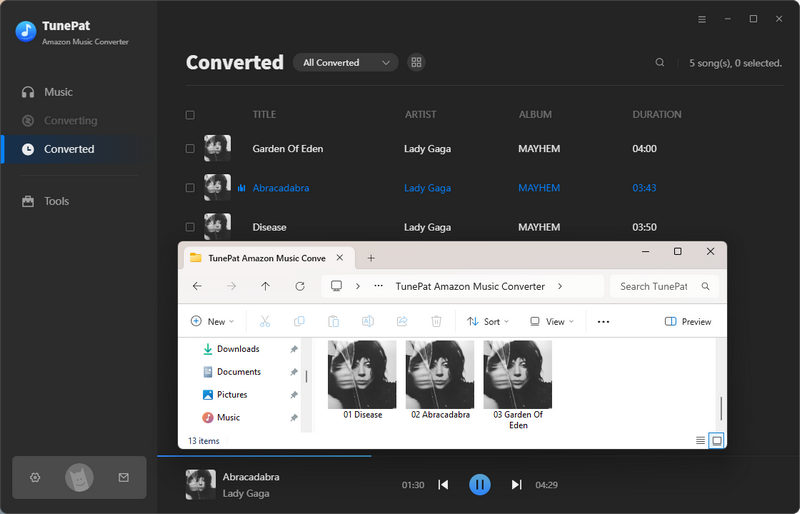 convert amazon music playlist to pc