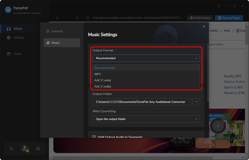 convert audiobook to m4a