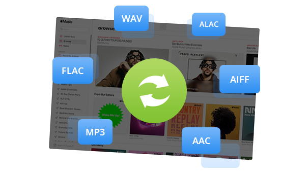 Convert Apple Music to MP3/ AAC/ FLAC/ WAV/ AIFF