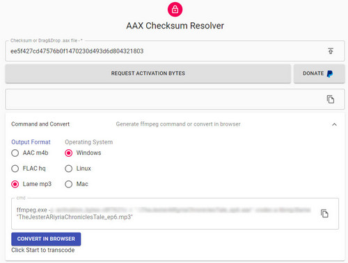 AAX Checksum Resolver