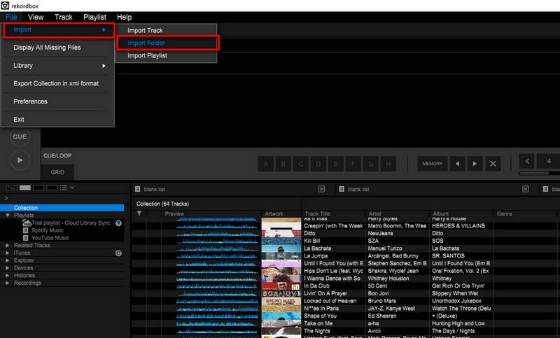import spotify to rekordbox