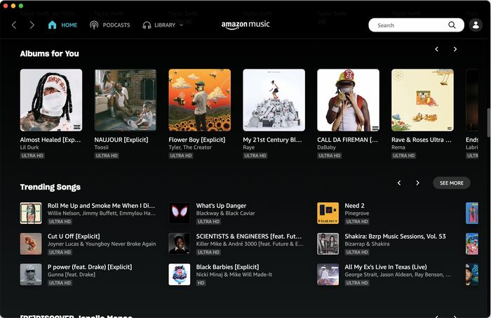 amazon music desktop app