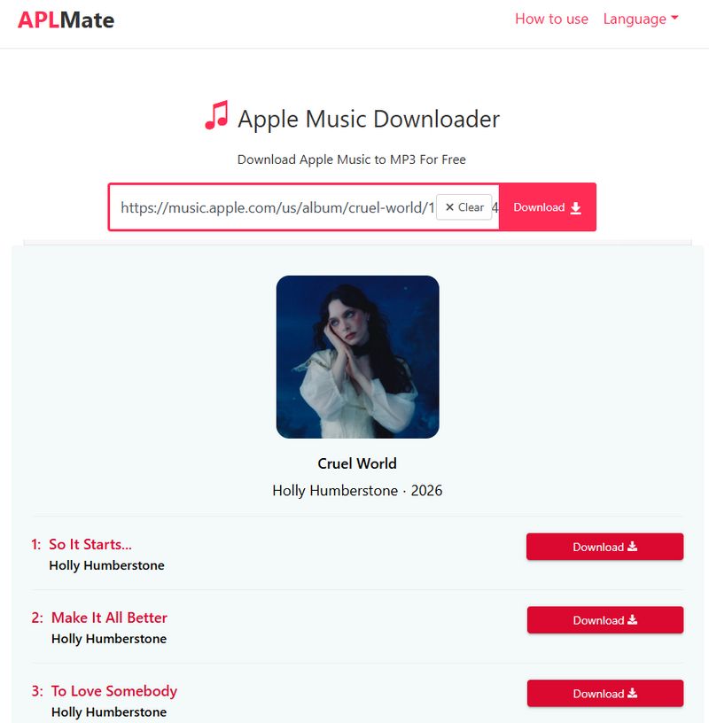 APLMate Download Apple Music