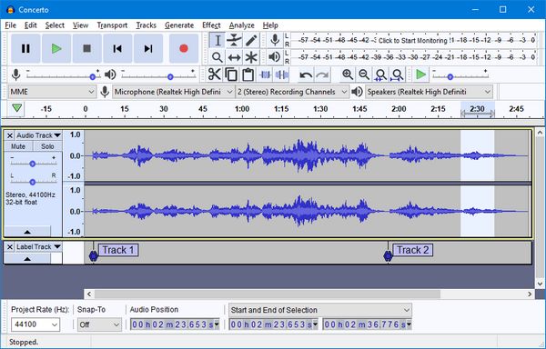 Audacity Audio Recorder