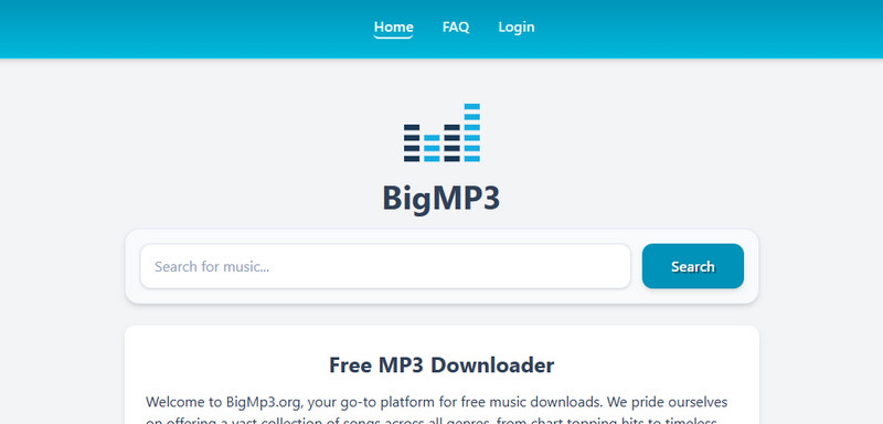 bigmp3 main interface