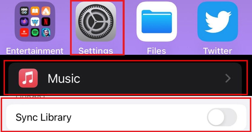 clear apple music cache on iphone