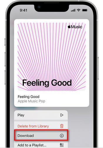 download apple music song from phone