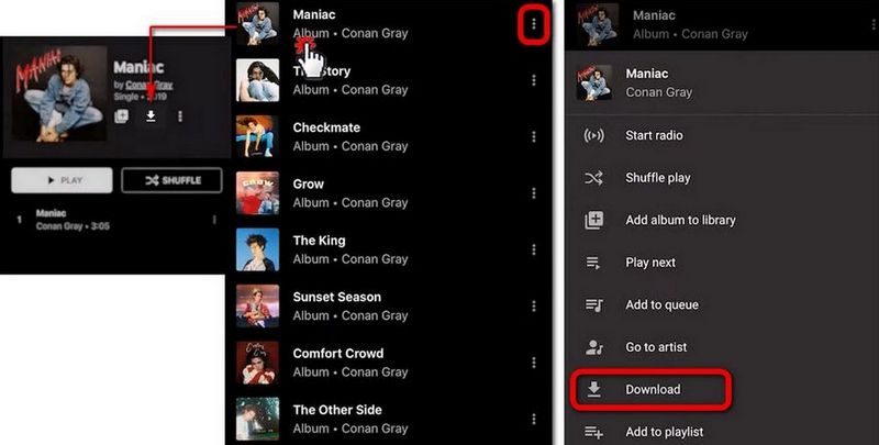 download youtube music track