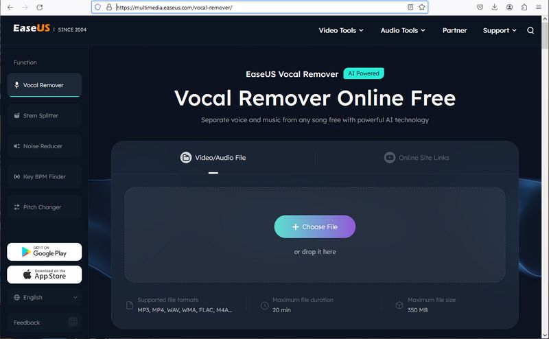 EaseUS vocal remover