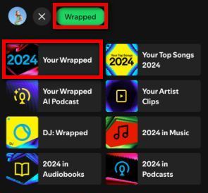 find spotify wrapped on spotify app