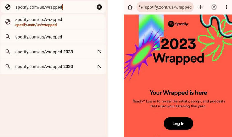 find spotify wrapped on browser