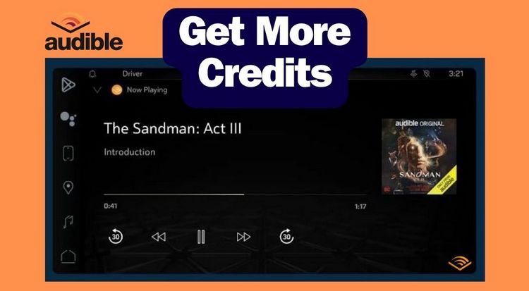 get more credits on audible