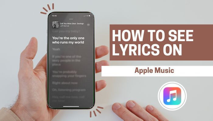 save apple music lyrics