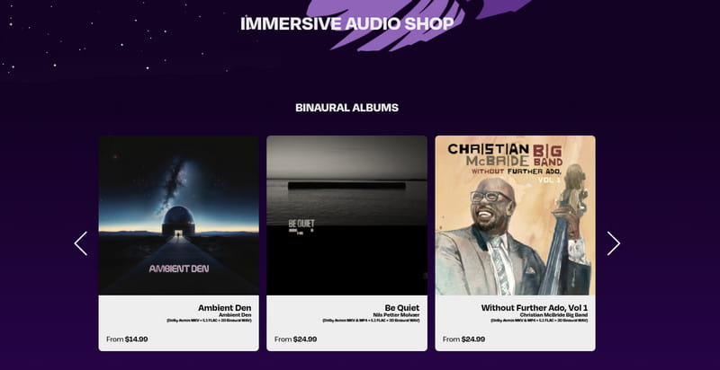 Immersive Audio Album