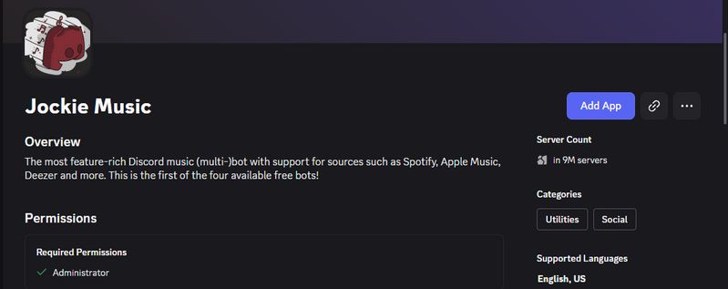 Jockie Music Discord