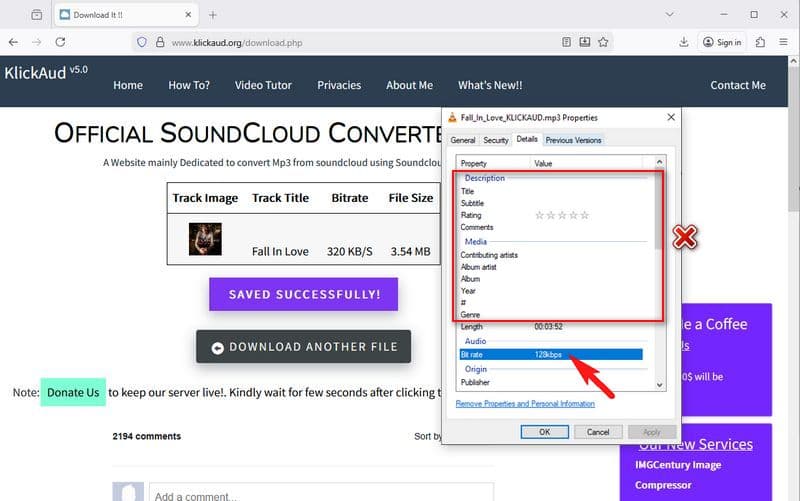 KlickAud download SoundCloud to mp3