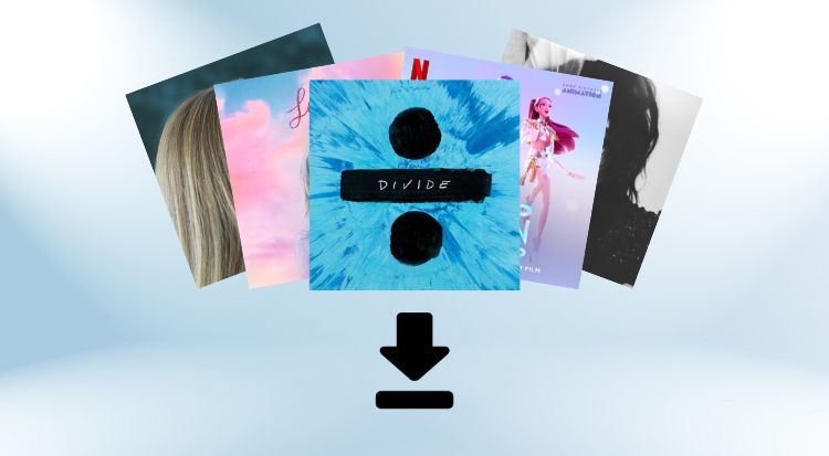 Music Downloader with album cover