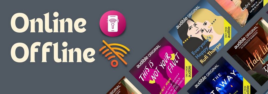 Play Audible Plus Audiobooks Online and Offline