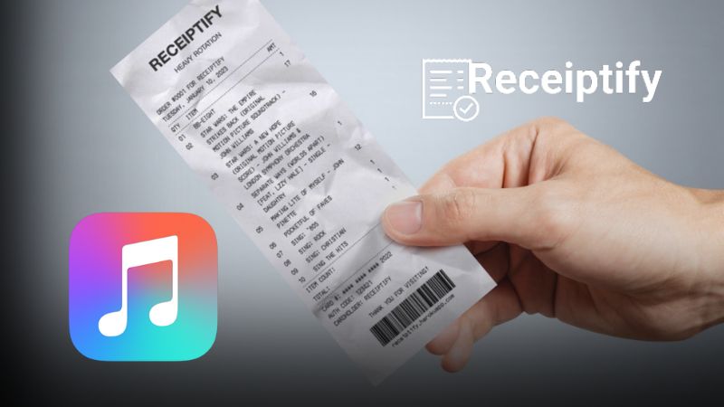 use receiptify apple music