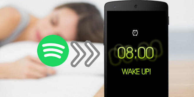 set spotify music as alarm