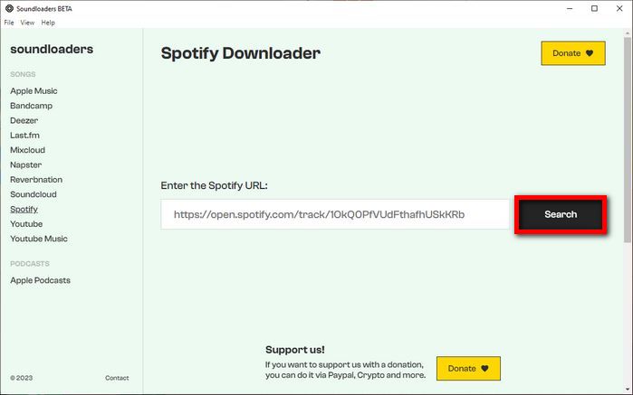 Soundloaders Spotify Downloader