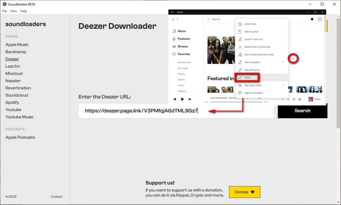 Soundloaders Deezer Downloader