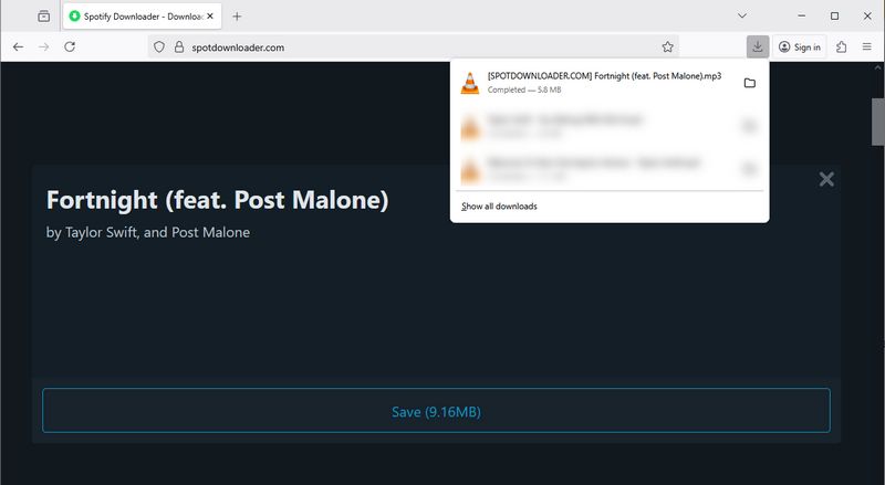 use online spotify downloader to get taylor swift songs