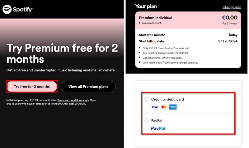 get spotify premium for free