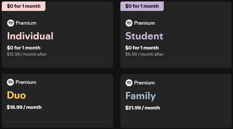 How Does Spotify Cost