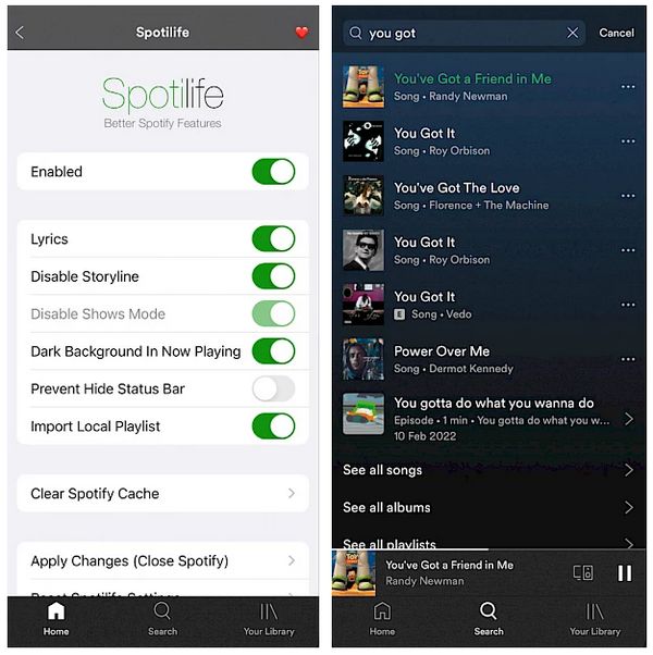 Spotify App iOS