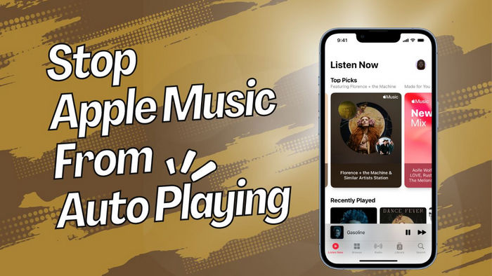 fix apple music playing automatically