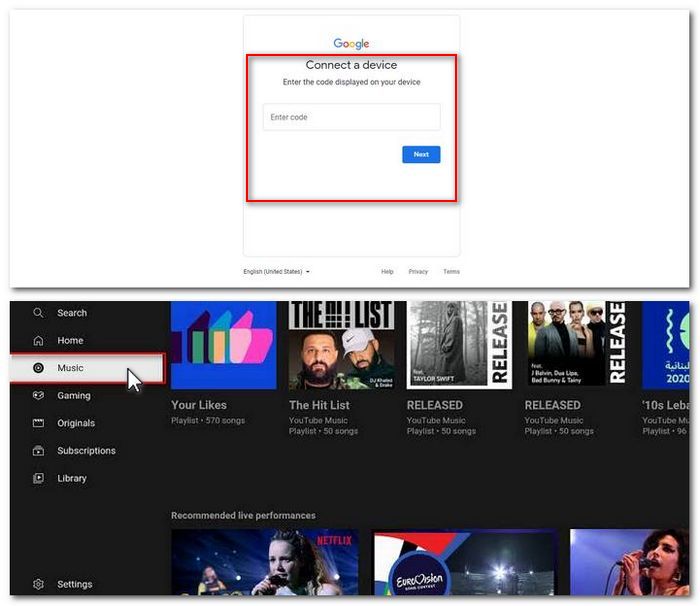 stream youtube music on apple tv