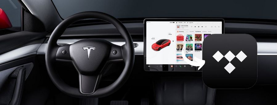 play tidal on tesla