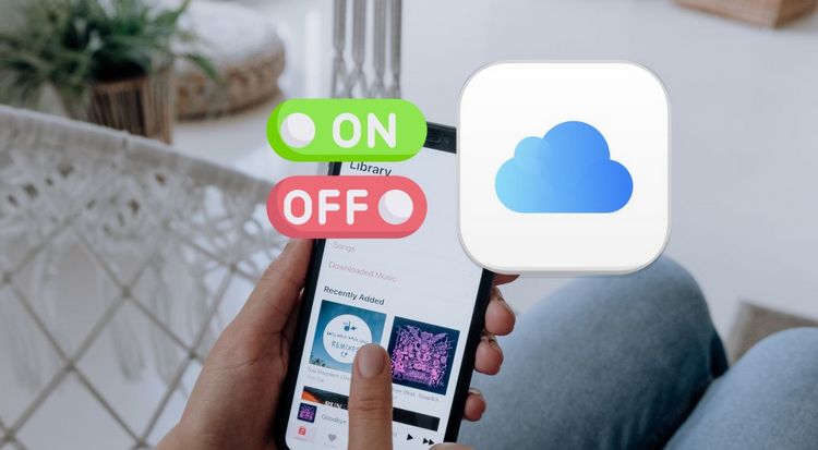 turn off icloud music library
