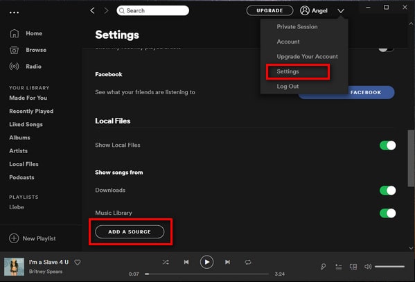 upload music to spotify