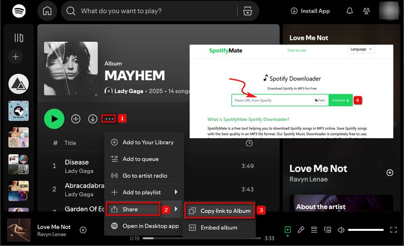 how to use SpotifyMate