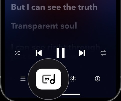 tidal lyrics on computer