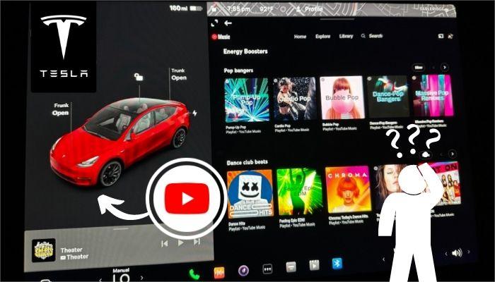 youtube music on tesla