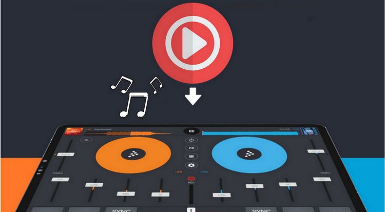 import YouTube Music to cross dj