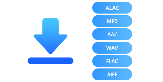 Download and Save Music in MP3/AAC/WAV/FLAC Format