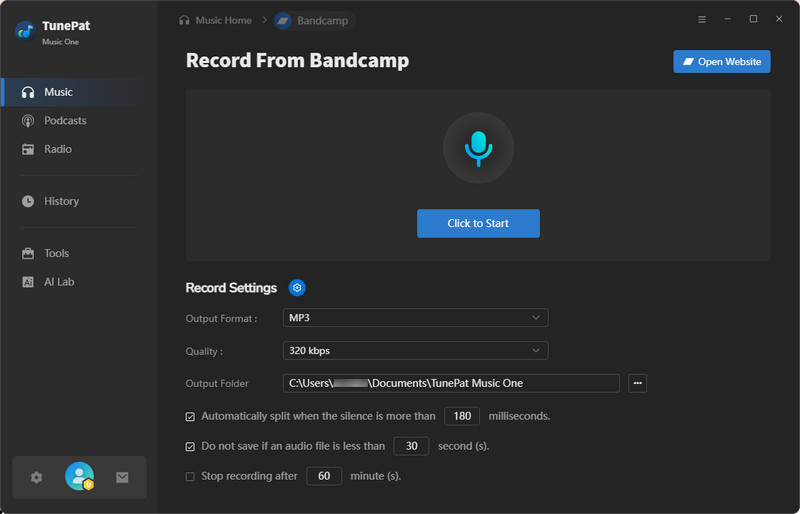change settings