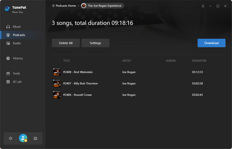 Download Joe Rogan Experience Podcast