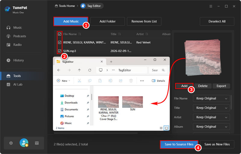Add Album Art to Local Music Files